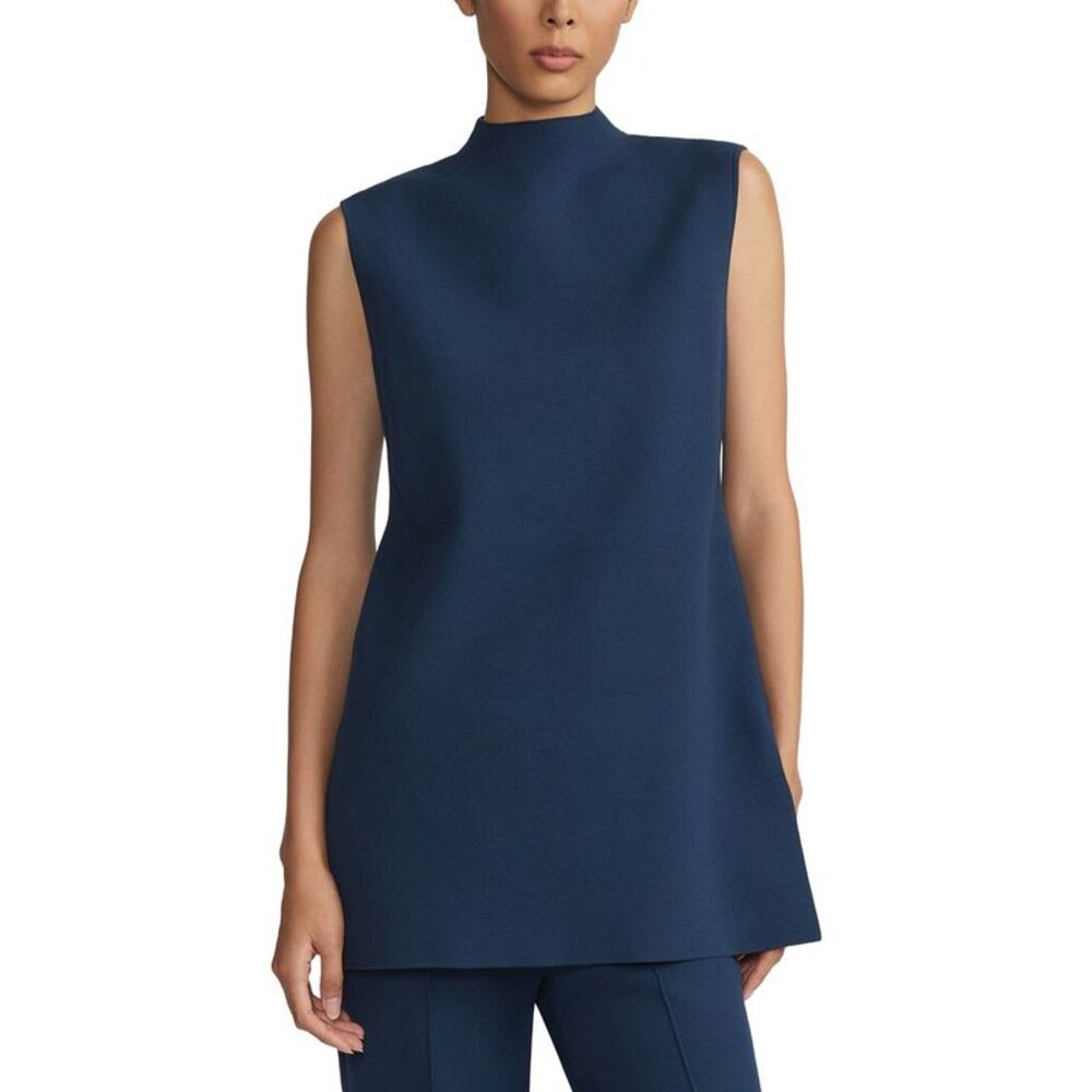 Lafayette 148 New York Womens Plus Side Slit Knit Tunic